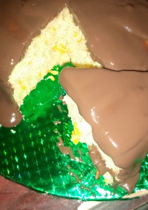 A picture of Chocolate ganache.