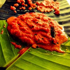 A picture of Beetroot pachadi.