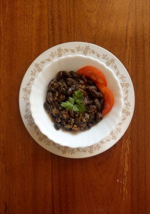A picture of Njahi (Turtle beans).
