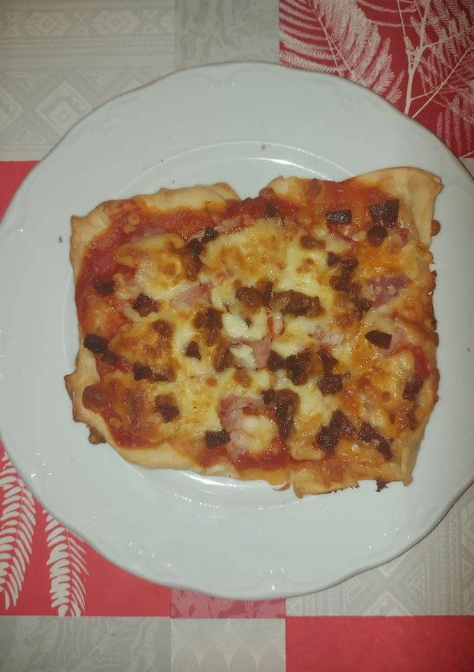 Una foto de Pizza casera