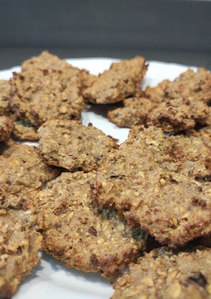 Una foto de Galletas de avena y manzana sin azúcar