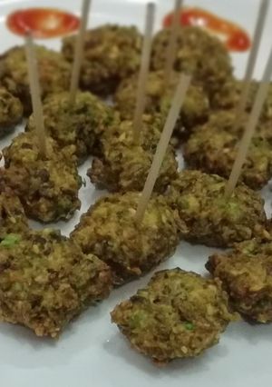 A picture of Green Chana Kabab.
