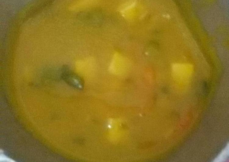 Resep Sup krim labu kuning sayuran (MPASI) oleh 