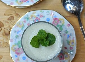 Une photo de 🌺 Crème dessert vanille coco (sans sucre ajouté)