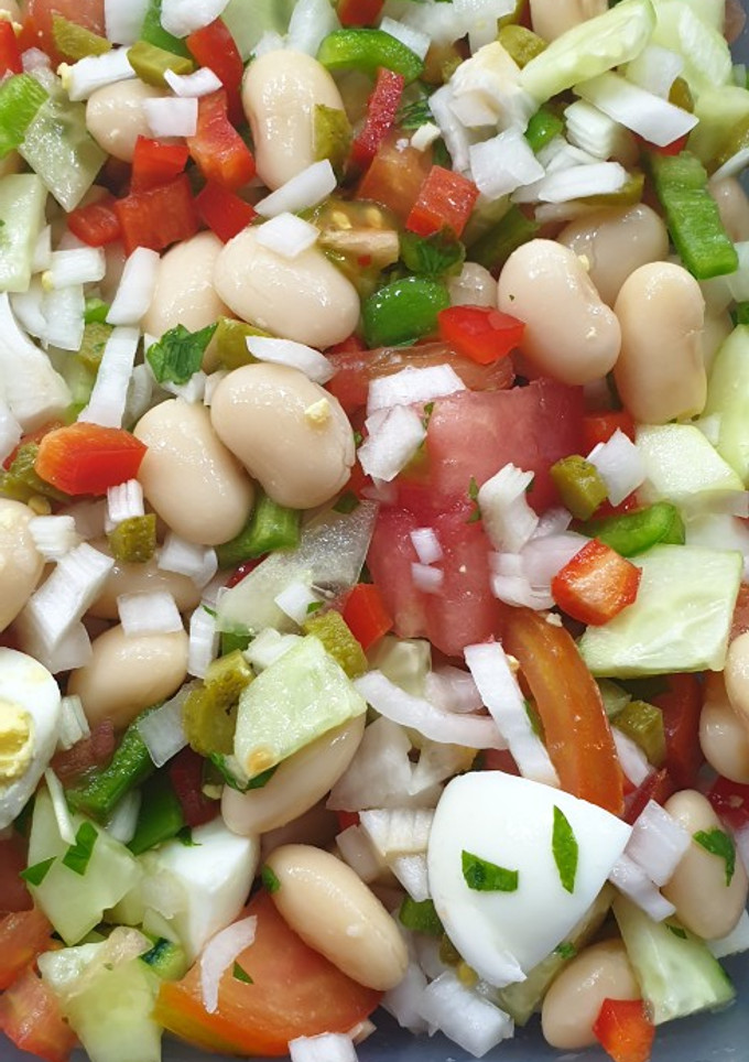 Una foto de Ensalada fría de judías