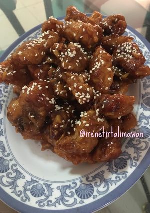Foto resep Ayam goreng korea