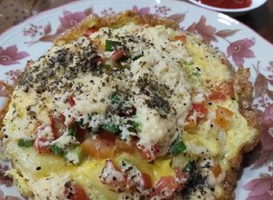 Foto resep Omellete Kentang Keju Cheddar