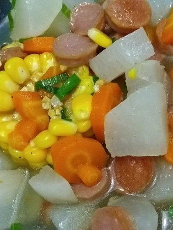 Cara Gampang Membuat Resep Sop lobak warna warni simple yang Enak Banget Anti Ribet, Mantap Sekali