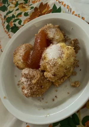 Habkönnyű túrógombóc recept fotója
