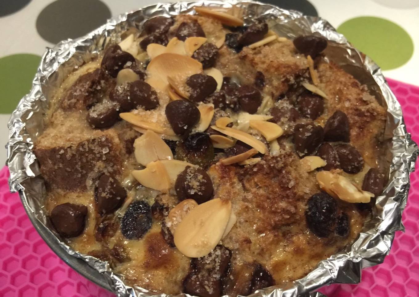 Airfryer Bread Pudding