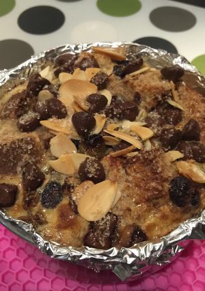 A picture of Airfryer Bread Pudding.