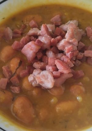 Una foto de Frijoles🍛🥫🫘frescos guisados🥘🫘🍲