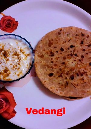 A picture of Aloo Paratha.