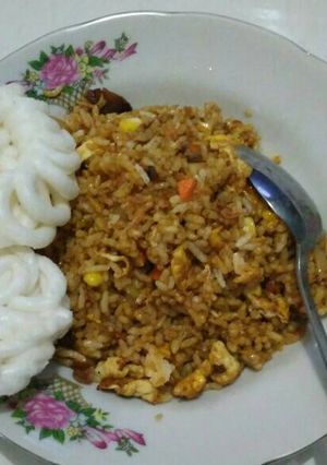 Foto resep Nasi goreng rendang