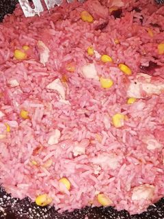 Una foto de Arroz oriental a mi manera
