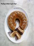 Puding coklat lapis kopi