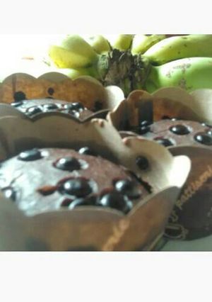 Foto resep Chocobanana cupcake No telur no mixer