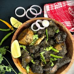 Black Sesame Mutton Curry A picture of Black Sesame Mutton Curry.