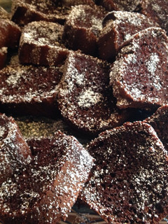 A picture of Chocolate bundt cake .