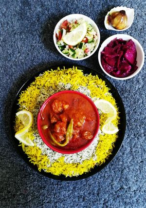 عکسی از دستور خورشت آلو سيب زمينی...