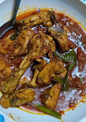 A picture of Chicken karahi.