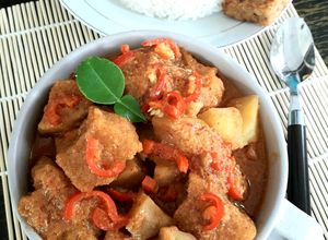 Foto resep Krecek Rambak Sapi Kentang