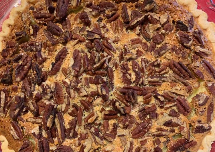 Steps to Make Super Quick Homemade Pecan Cheesecake Pie