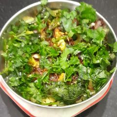 A picture of Besan Pithala - Rice.