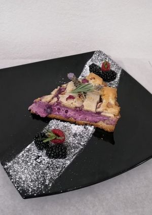Una foto de Tarta de frutos rojos