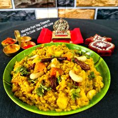 A picture of Bhoger Khichuri - Durga Puja Special - Bengali style.