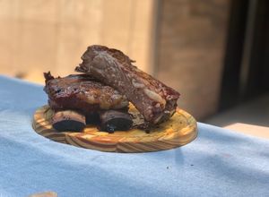 Una foto de Tira de asado