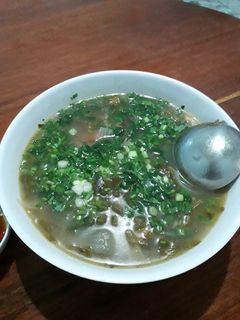 Hình của món Canh gà lá giang.