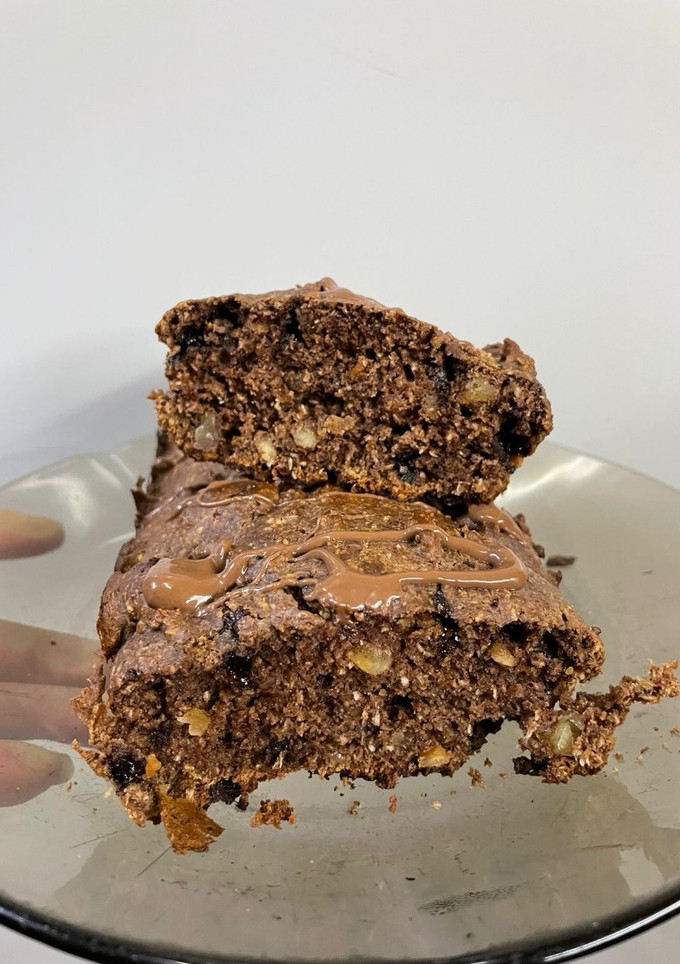 Una foto de Budín de chocolate sin harinas 🍫