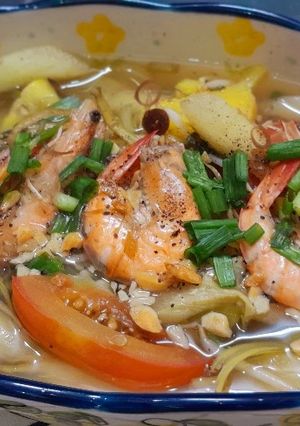 Hình của món Canh chua tôm.