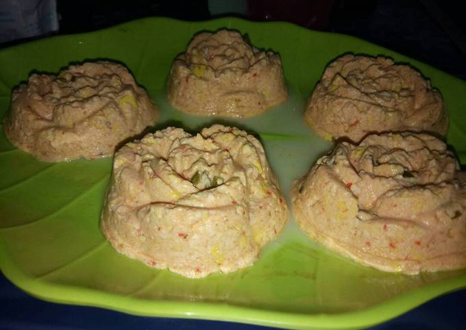 Pepes tahu berbunga-bunga