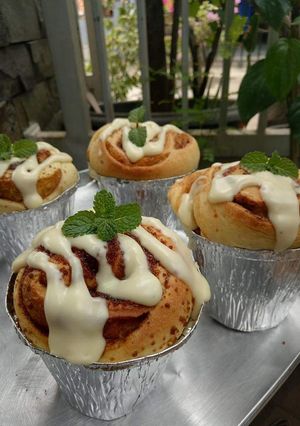 Foto resep Cinnamon roll dengan cream chesse homemade