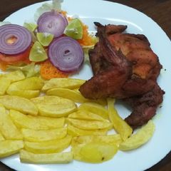 Chicken Tikka n Fries#authours marathon A picture of Chicken Tikka n Fries#authours marathon.