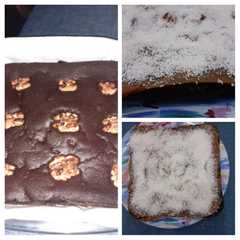 Una foto de Brownie de cacao