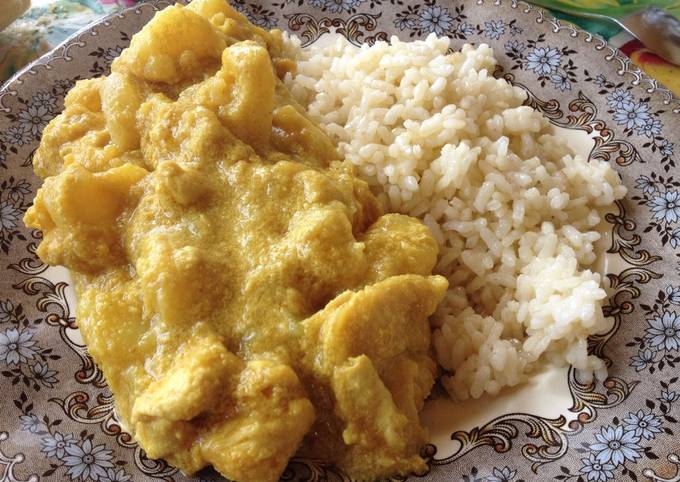 Pollo al curry fácil Receta de Paco- Cookpad