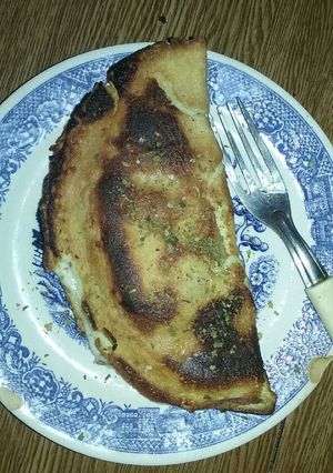 Una foto de Omelette de queso con orégano