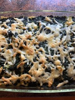 Sonkás-spenótos rakott tészta glutén- és tejmentesen recept fotója