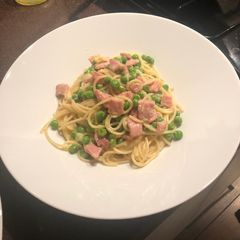 A picture of Spaghetti Carbonara.