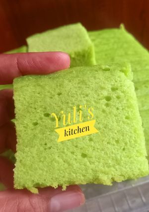 Foto resep Bolu kukus pandan keju