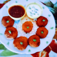 A picture of High protein top testers healthy tasty Soya tikki.