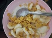 Una foto de mermeladas de plátano