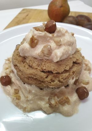 Une photo de #mugcake à la mousse de chataignes 🌰
