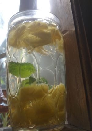 Foto resep Infused water nanas