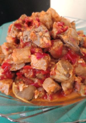 Foto resep Balado tempe ati ampela