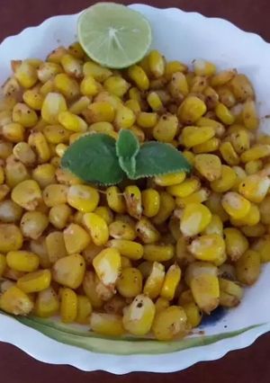 A picture of Masala sweet corn.