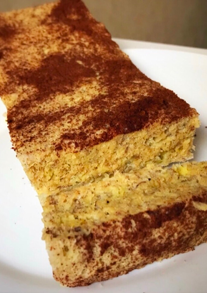 Una foto de Pan de banana y avena delicioso